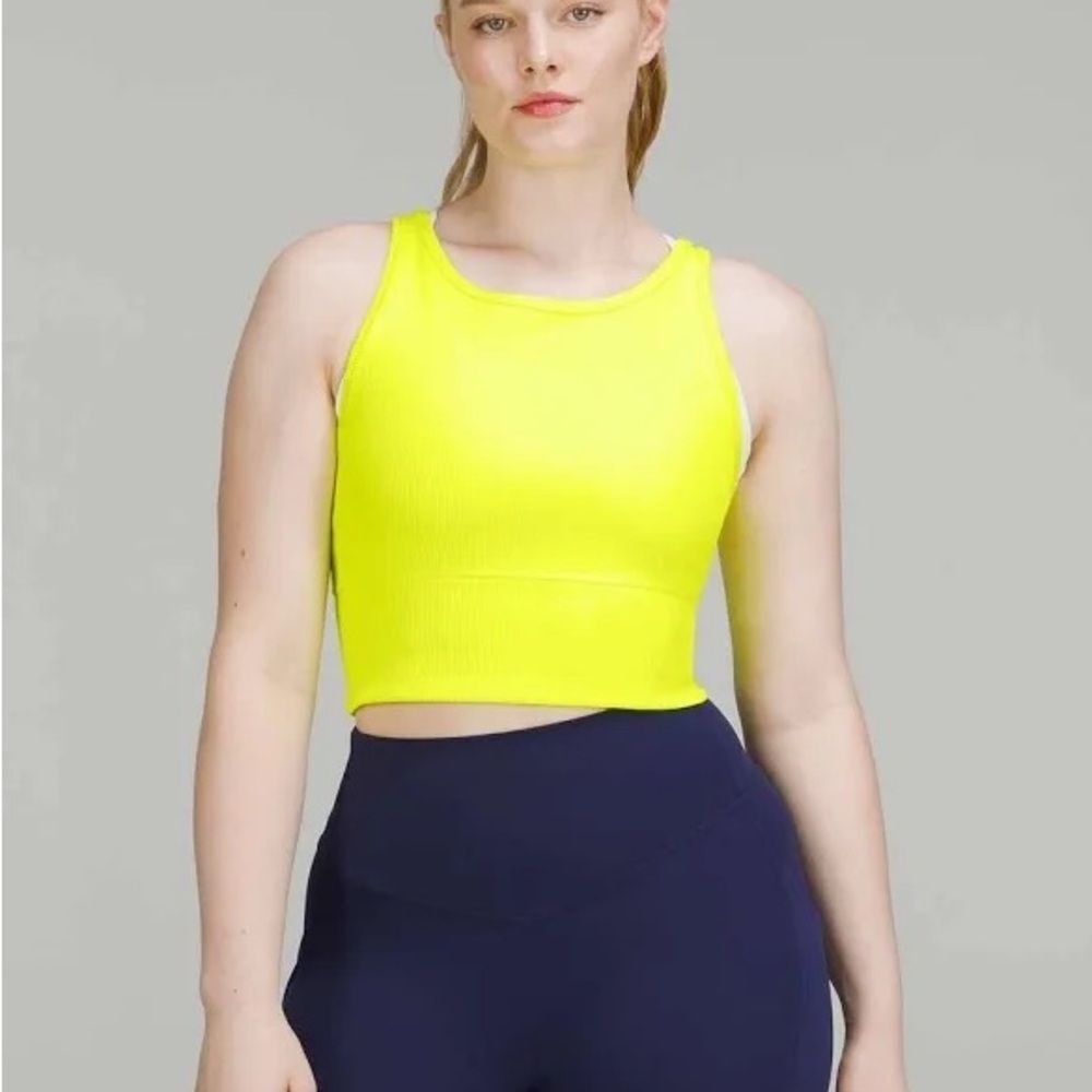Lululemon Power Pivot Ribbed Tank Top Size 14